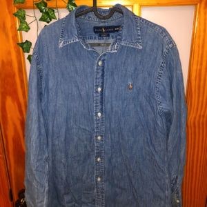 Polo Denim Button Down Shirt